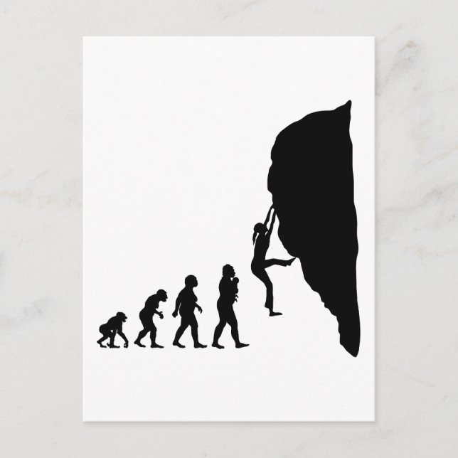 Klimatning i sten vykort (Framsida)