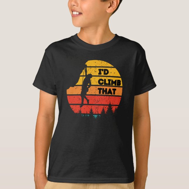 Klimatning i Trad vid Sten T Shirt (Framsida)