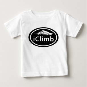 Klimatning: Oval Mountain Märkre Baby T-Shirt