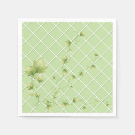 Klimatning Pappra blöjor i Ivy Garden Party Pappersservett