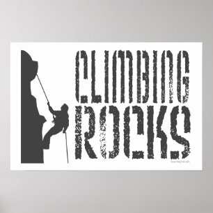 Klimatning Sten Poster