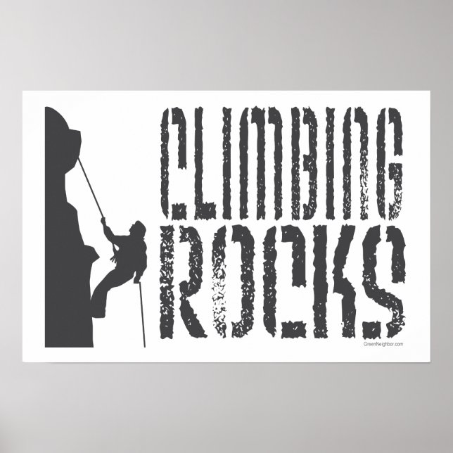 Klimatning Sten Poster (Framsidan)