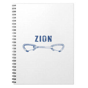 Klimatningshastigheten Zion Sten Anteckningsbok