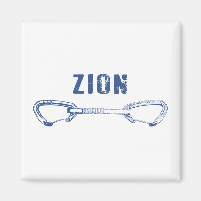 Klimatningshastigheten Zion Sten Magnet (Framsidan)