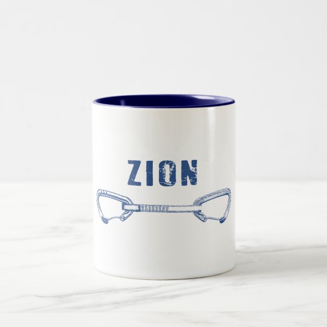 Klimatningshastigheten Zion Sten Två-Tonad Mugg (Center)