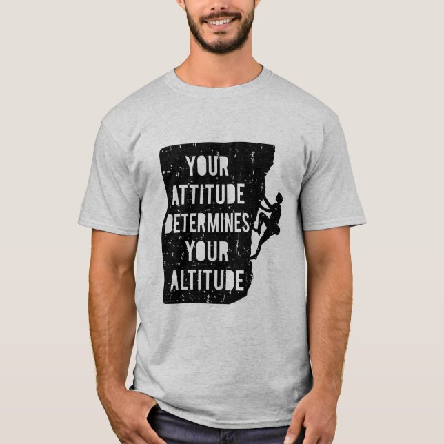 Klimatofferthöjd Bestämmer höjd T Shirt (Framsida)