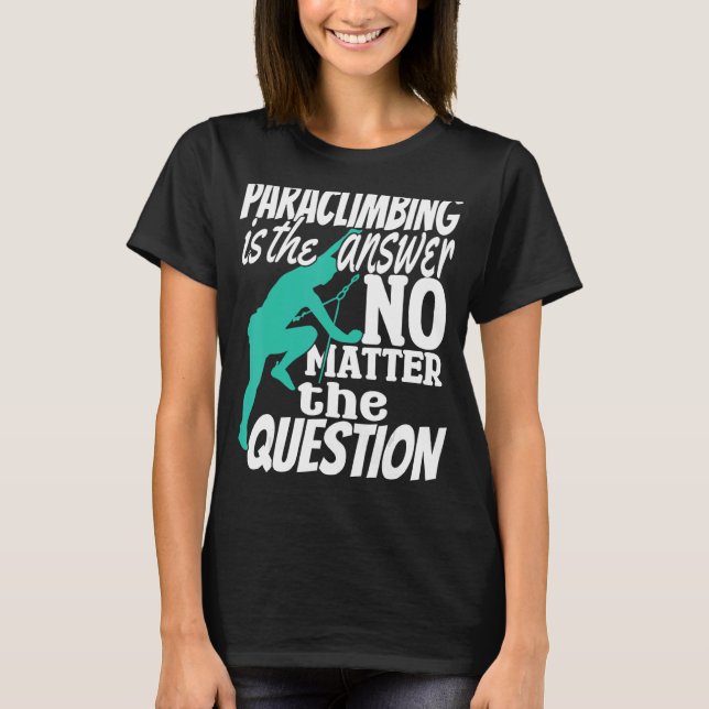 Klimatparaclimering i Sten är mitt svar T Shirt (Framsida)