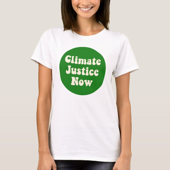 Klimaträtt nu T-Shirt (Framsida)