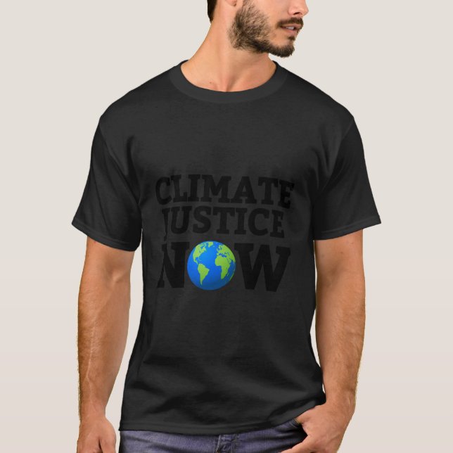 Klimaträttvisa nu t shirt (Framsida)