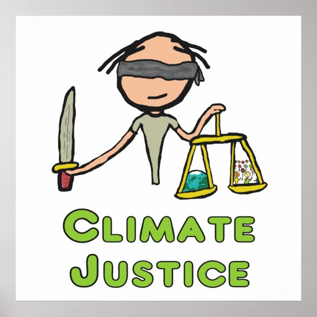 Klimaträttvisa Poster (Framsidan)