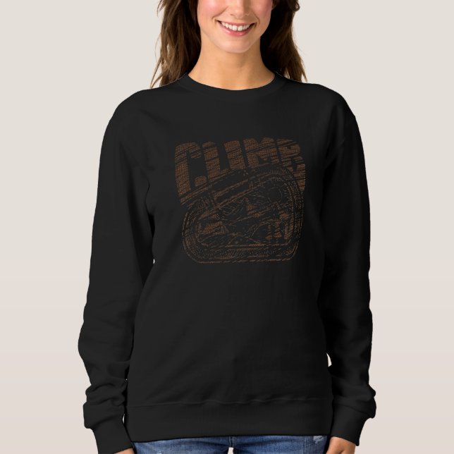 Klimatsilhouettebergarter T Shirt (Framsida)