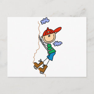 Klimatskjortor och gåvor från stick figur vykort