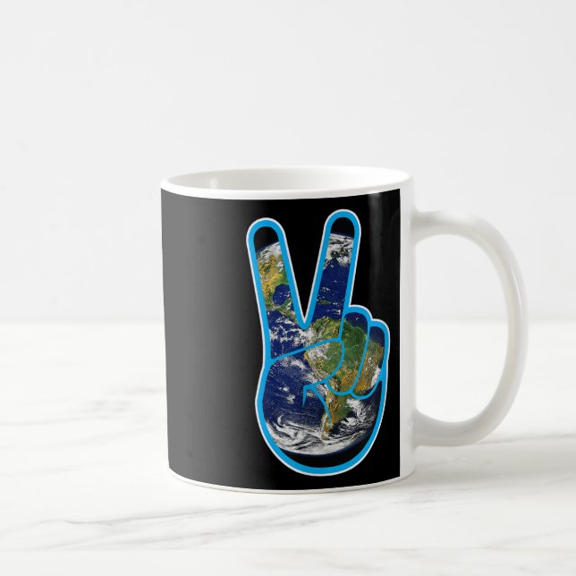 Klimatskydd Klimatförändring Dag för Jorden Kaffemugg (Höger)