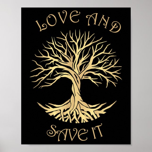 Klimatskydd - Miljö - Rädda Planeten Poster (Framsidan)