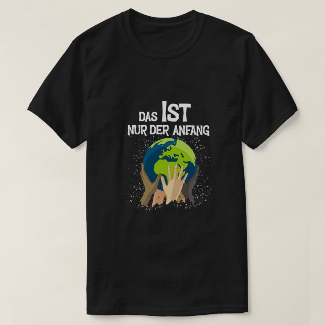 Klimatskydd - Umweltschutz Gift T Shirt (Design framsida)