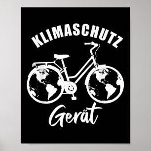 Klimatskyddsanordning, Cool cykelpresent, Miljö Poster
