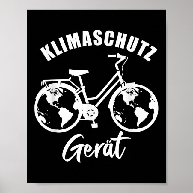 Klimatskyddsanordning, Cool cykelpresent, Miljö Poster (Framsidan)