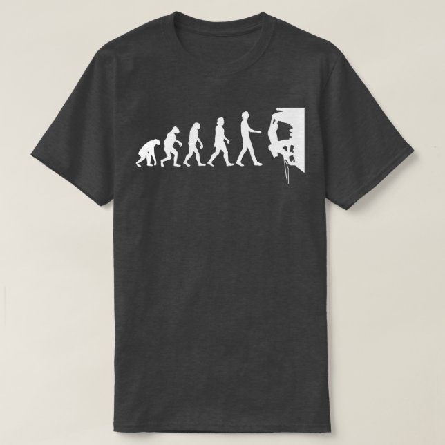 Klimatsport för stigning av Boulder Evolution T Shirt (Design framsida)