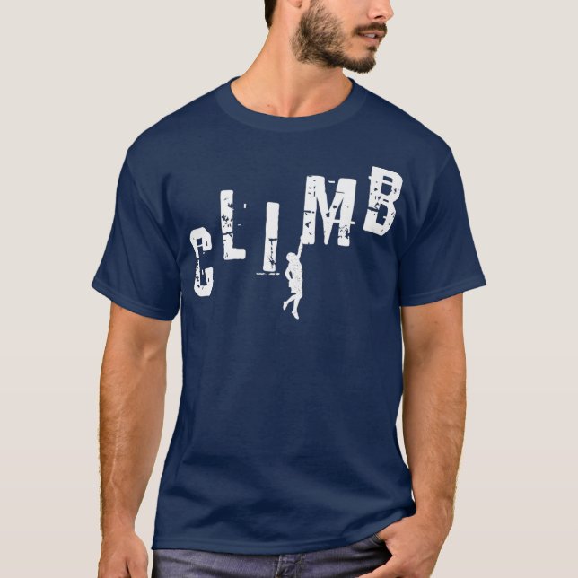 Klimatstöt CLIMB Sten T Shirt (Framsida)