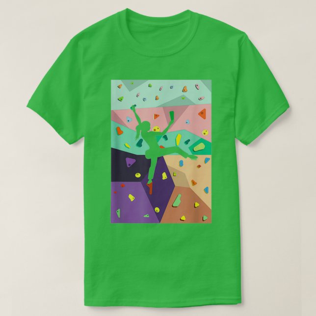 Klimatstöt i Sten, klimat- och stötningsvägg T Shirt (Design framsida)