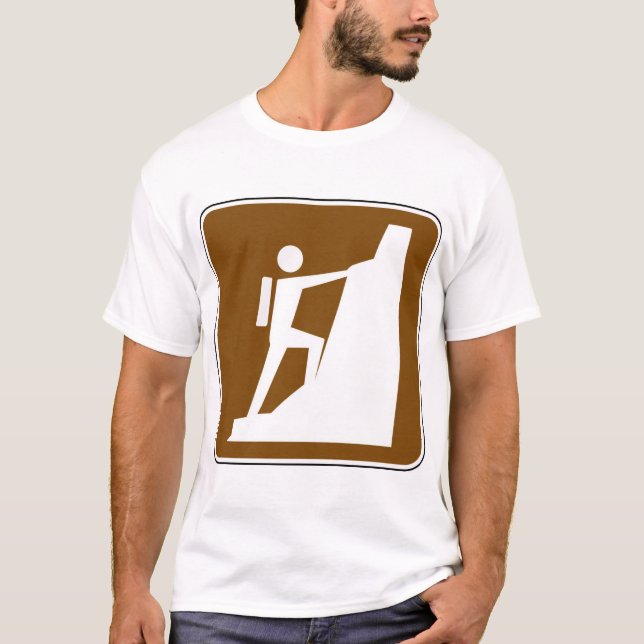 Klimatsymbol för sten t shirt (Framsida)