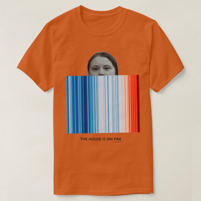 Klimatuppvärmning - Randen är i fokus T Shirt (Design framsida)