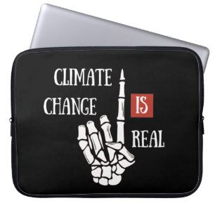 Klimatutmaningen är en verklig miljömedvetenhet laptop fodral