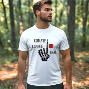 Klimatutmaningen är en verklig miljömedvetenhet t shirt