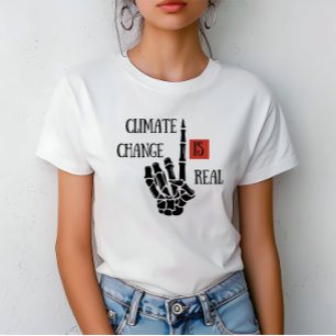 Klimatutmaningen är en verklig miljömedvetenhet t shirt