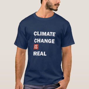 Klimatutmaningen är en verklig miljömedvetenhet t shirt