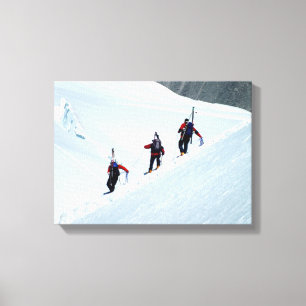Klimatvaror, Mont Blanc, Frankrike Canvastryck
