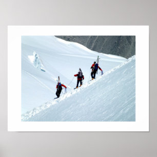 Klimatvaror, Mont Blanc, Frankrike Poster
