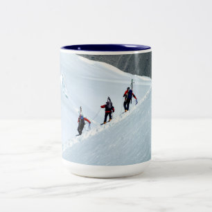 Klimatvaror, Mont Blanc, Frankrike Två-Tonad Mugg