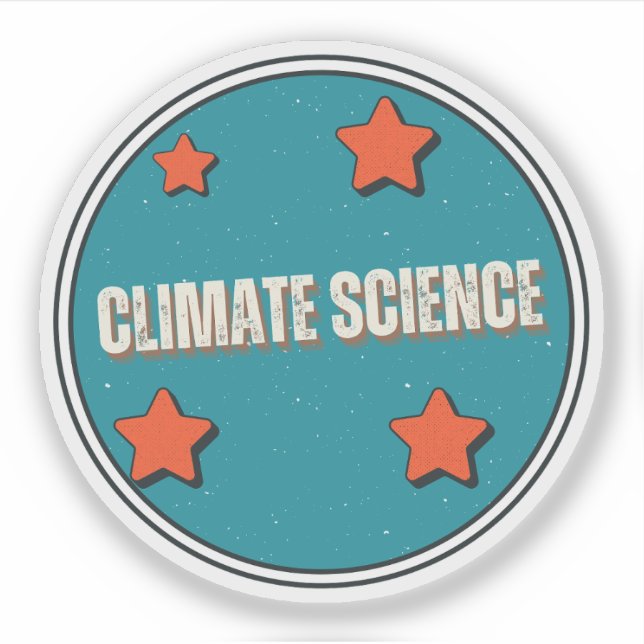 Klimatvetenskap Klistermärken (Framsida)