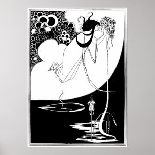Klimax av Aubrey Beardsley Poster