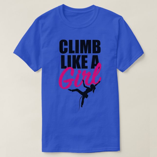 KLIMB SOM EN GIRL 5 T SHIRT (Design framsida)