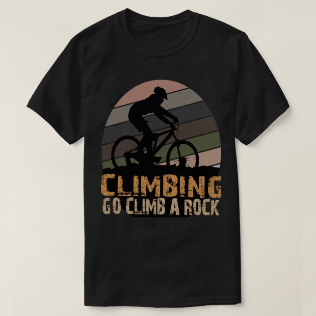 KLIMBING GO CLIMB A STEN HIKING T SHIRT (Design framsida)
