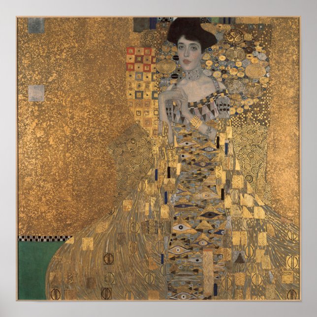 Klimt: Adele Bloch-Bauer I, 1907 Poster (Framsidan)