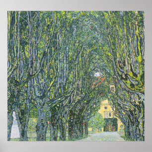 Klimt - Allé framför slottets kammare Poster