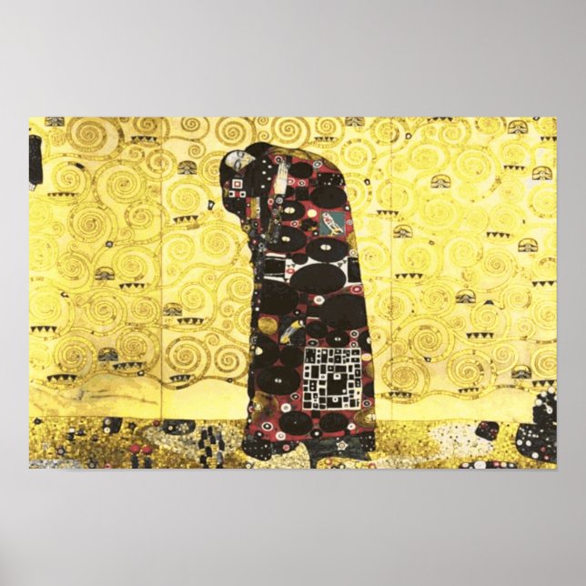 Klimt Art-utskrift med Kustov Poster (Framsidan)