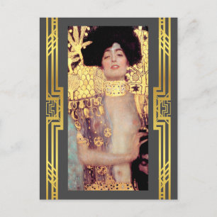 Klimt återställde Judith Holofernes Art nouveau Vykort