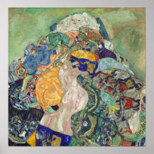 Klimt - Baby-vaggan 1896 Poster