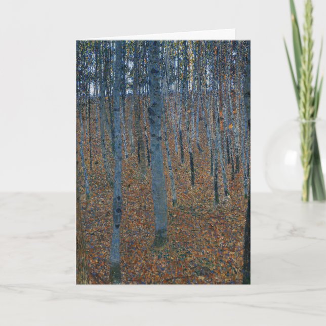 Klimt Beech Grove I Skogslandskaps Konst Kort (Framsida)