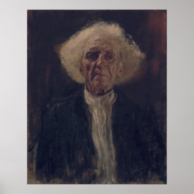 Klimt Blind Man Sketch - Art Print Poster (Framsidan)