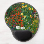 Klimt: blomsterträdgårdens musknapp gel musmatta<br><div class="desc">Gustav Klimt-målning,  Blomsterträdgård,  musmatta.</div>