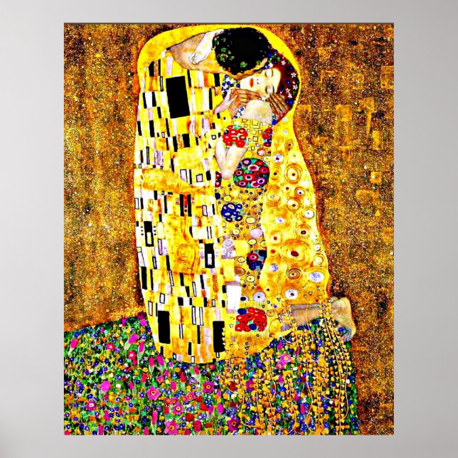 Klimt - bran Kiss (fullt längd) Poster (Framsidan)