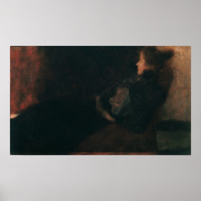 Klimt - Dam vid spisen Poster (Framsidan)