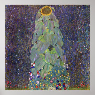 Klimt ~ Det är Sonnenblume Poster