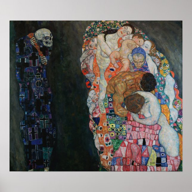 Klimt - död och liv poster (Framsidan)