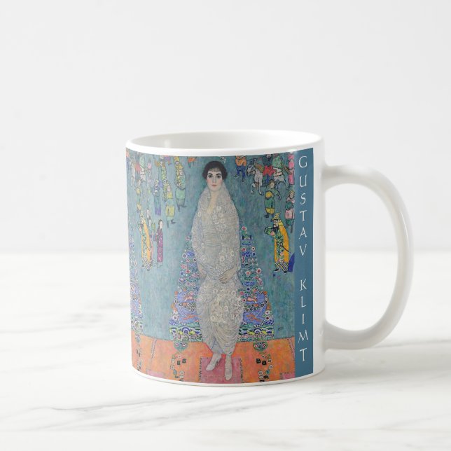 Klimt – Elisabeth Lederer Portrait – Personalized Kaffemugg (Höger)